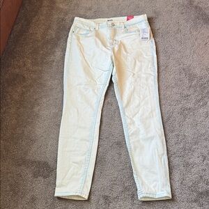 BDG High Rise Twig Ankle Jeans Light Wash Straight Skinny Denim SIZE 32x29